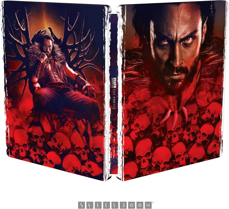 KRAVEN THE HUNTER 4K STEELBOOK* No 2K Blu Ray Disc *Please Read the Description* - Image 2 of 4