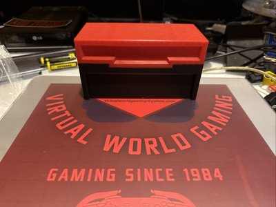 Virtual Boy Game Library Aftermarket 3D Printed Hard Case Holds 14 Games