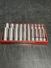 Snap On 1/4” Drive SAE Deepwell & Shallow 6 Point Socket Set 20 Pc USA Underline