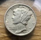 1944-D Mercury Dime - Actual Silver Coin Shown - Free Shipping & Tracking INV329