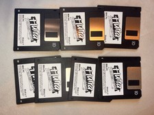 Hurra Deutschland 7x 3,5" Floppy Disketten Set Disk 1-7 Rainbow Arts IBM PC