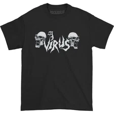 Men's Virus Logo T-shirt Medium Black