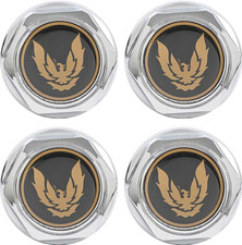 Oer Chrome With Gold Bird Gta Wheel Center Cap Set 1982-1992 Firebird Trans Am Oer Chrome With Gold Bird Gta Wheel Center Cap Set 1982-1992 Firebird Trans Am