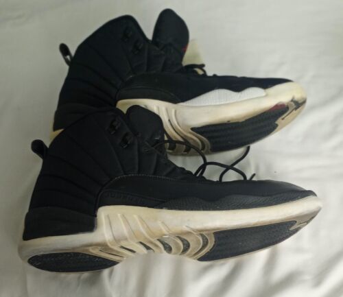 JORDAN AIR JORDAN 12 RETRO "NEOPRENE" JUMPMAN BLACK SNEAKERS 130690-004 SIZE 15 - Picture 6 of 18