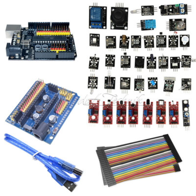Starter Kit 37 Sensor +  R3 PLUS Atmega328P + Nano Micro Shield V3.0 Board