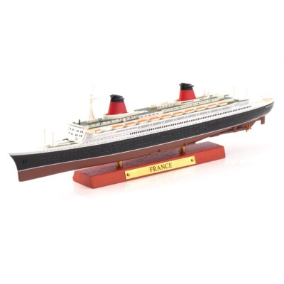ATLAS 1/1250 Scale France Steamboat Alloy Cruise Ship Model Boats Vehicles Gift