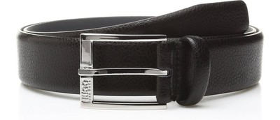 HUGO BOSS Mens C-Elloy Embossed Leather Belt New w//Tags MSRP $75