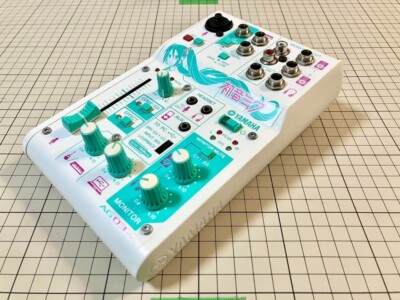 YAMAHA Hatsune Miku AG03-MIKU Webcasting Mixer 3-Channel USB Audio