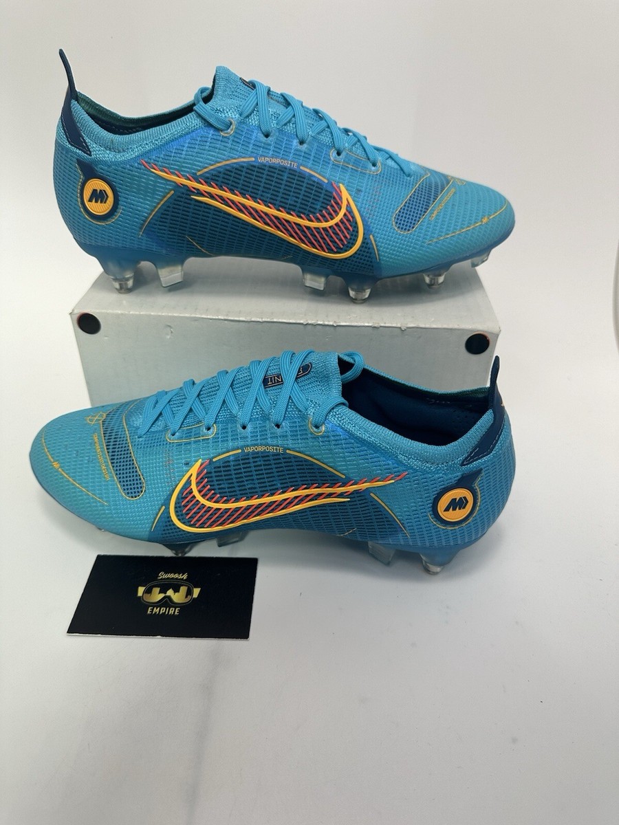 Nike Vapor 14 Elite SG-Pro AC Chlorine Blue DJ2834-485 Men's Size