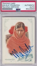 Malala Yousafzai SIGNED PSA/DNA ALLEN & GINTER NOBEL PEACE PRIZE AUTOGRAPHED JSA