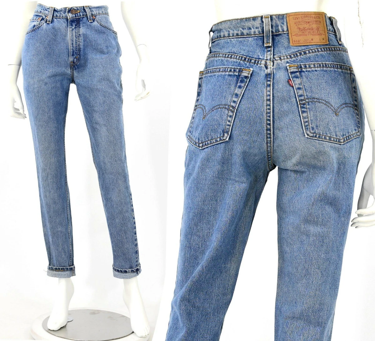 Vintage Levis Medium Wash High Waist Mom Jeans Levis 512 Sizes 8 or 10