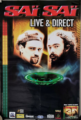 SAÏ SAÏ - Original Konzertplakat Tour du Lp ''L'Esprit Du Sound'' 1998 40x60cm