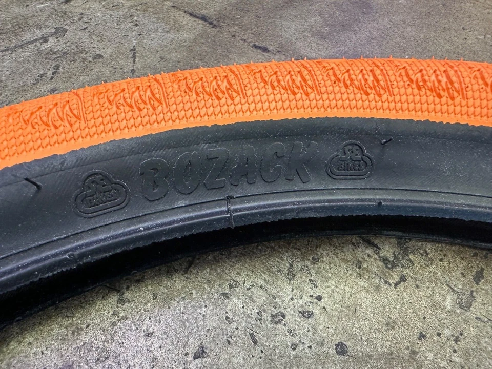 Bicicletas SE Bozack 24 X 2.4 NARANJA con neumático individual BMX negro Foto 4 de 4