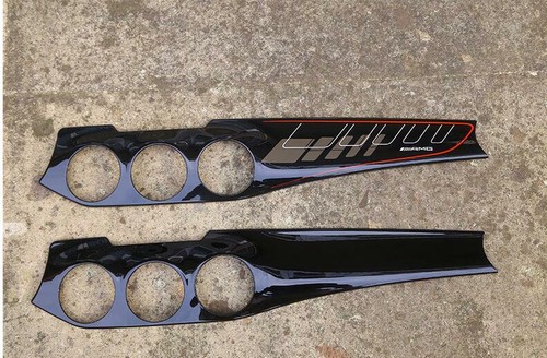 Black Dashboard Strip Frame Trim for 2013-2017 Mercedes-Benz GLA CLA Red Line - Foto 4 di 4