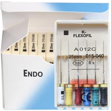 10 Packs Dental K-FLEXOFILE FILE Endodontic Flexibility Root Canal K Files Endo