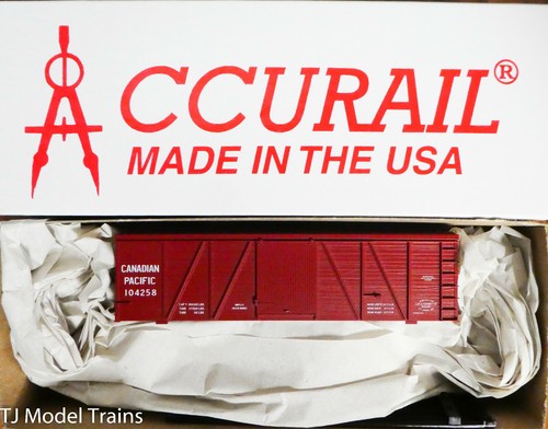Accurail #1184 Canadian Pacific (Rd #104258) 36' Fowler Wood Boxcar (Kit) | Zustand: New