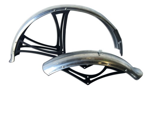 26"x4.0" Bicycle Fender Set Fat Tires Beach Cruiser Front and Back Fenders Set - Picture 4 of 4