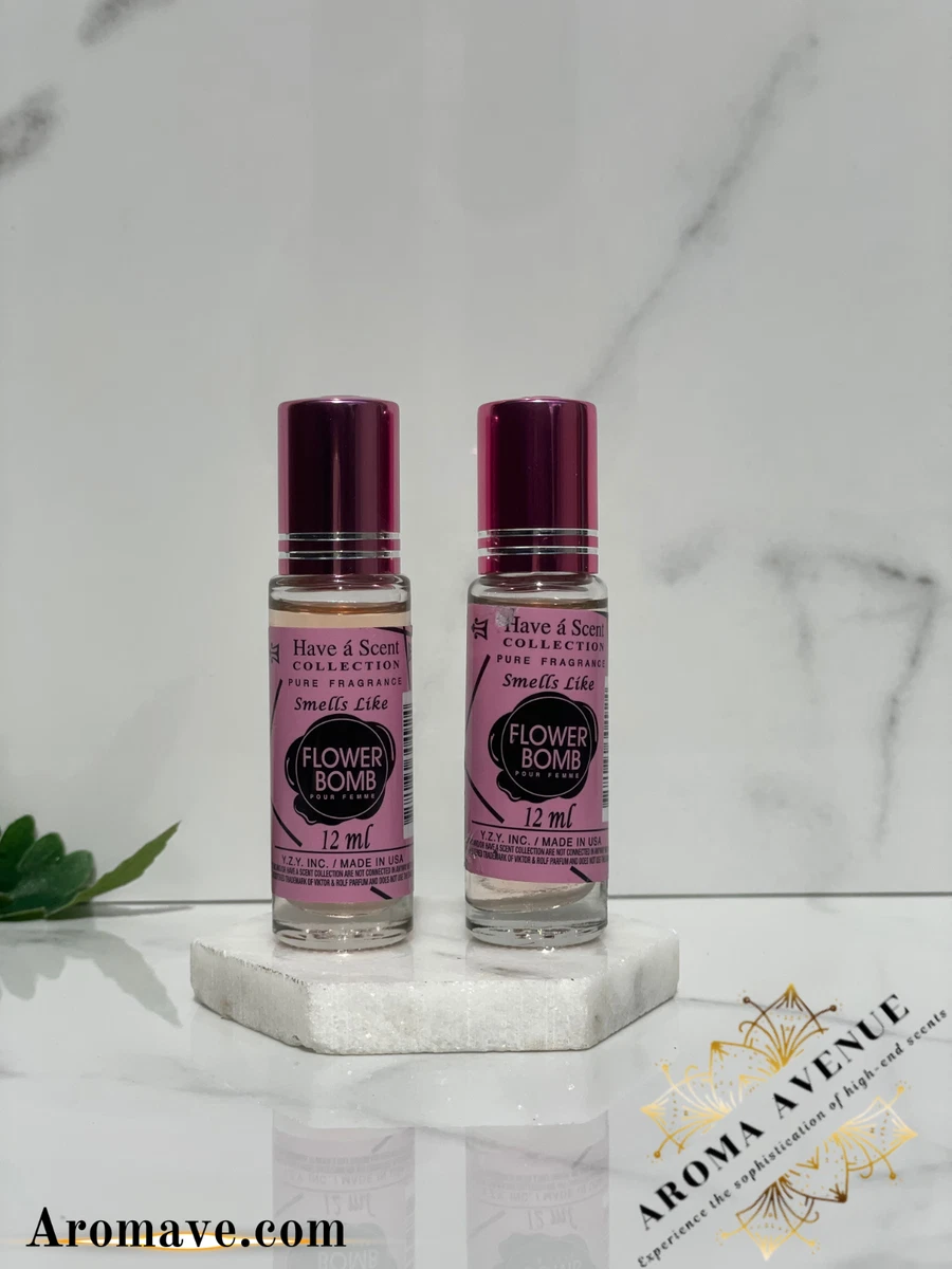 Oil Fragrance Oil Rollerball Perfume Flower Bomb Travel Size Lot of 2