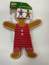 Foam Gingerbread man craft kit makes 2 school supply homeschool preschool