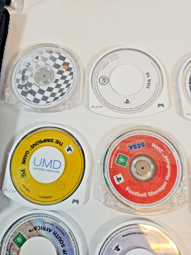 PSP 2003 Yellow Console with games bundle - works - Picture 15 of 24