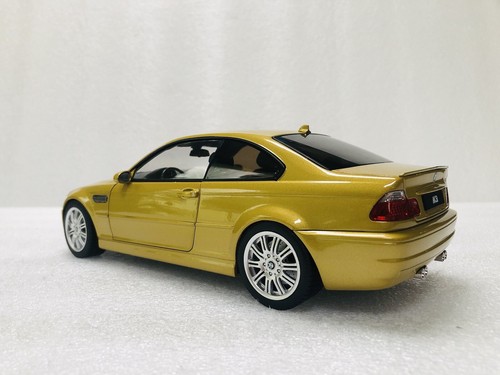 1/18 NOREV BMW M3 (E46) Coupe 2000 Phoenix Yellow Diecast With Opening Limited - Picture 18 of 24