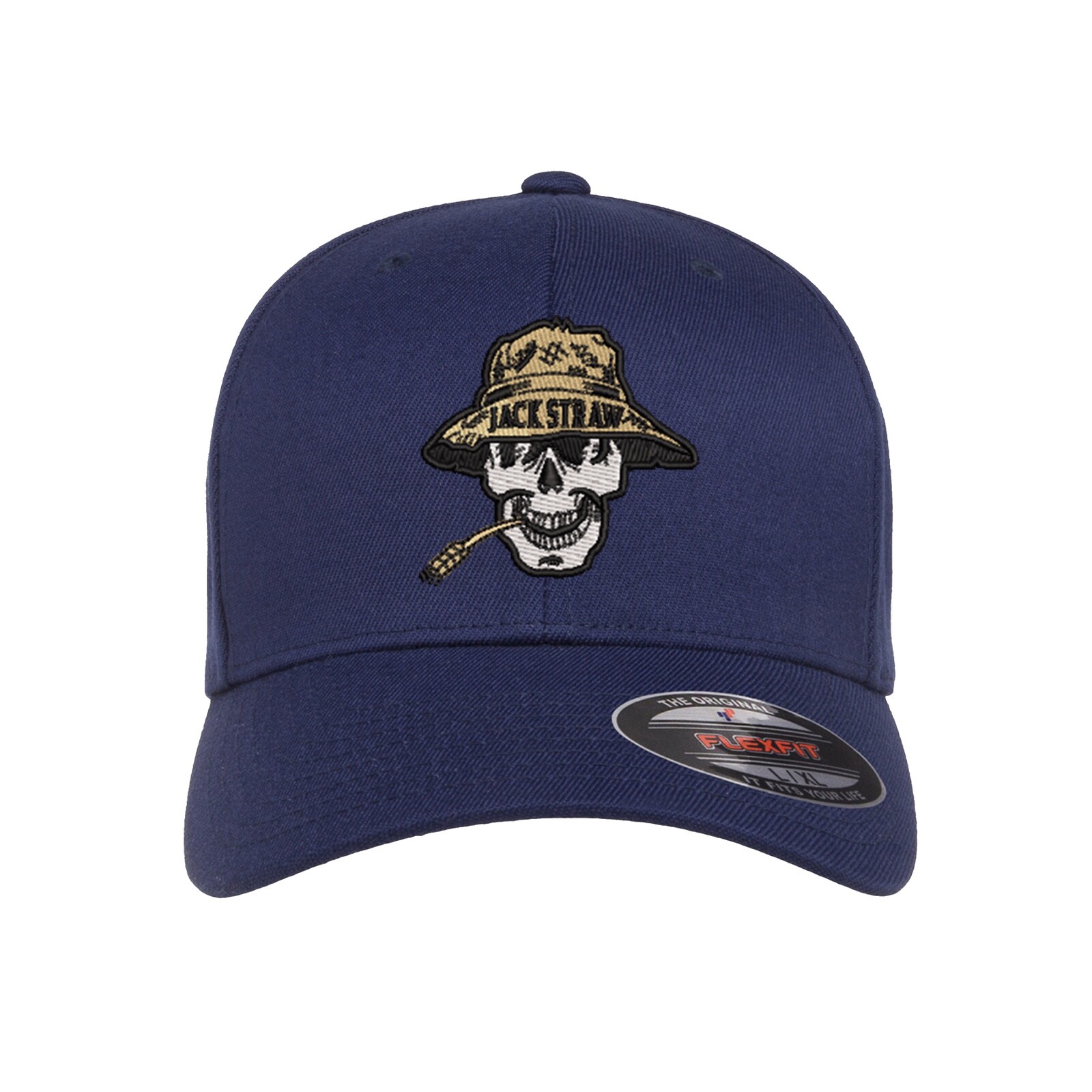 Grateful Dead Jack Straw Logo Embroidered Flexfit Fitted Ball Cap eBay