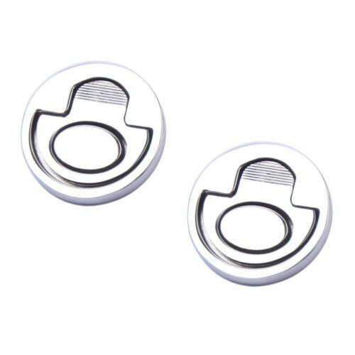 ISURE MARINE 2Pcs Boat Stainless Steel Spring Lift Handle Hatch Flush Mount