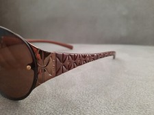 ESCADA ROUND Vintage Sunglasses Model SES508S Color Bronze  STONES