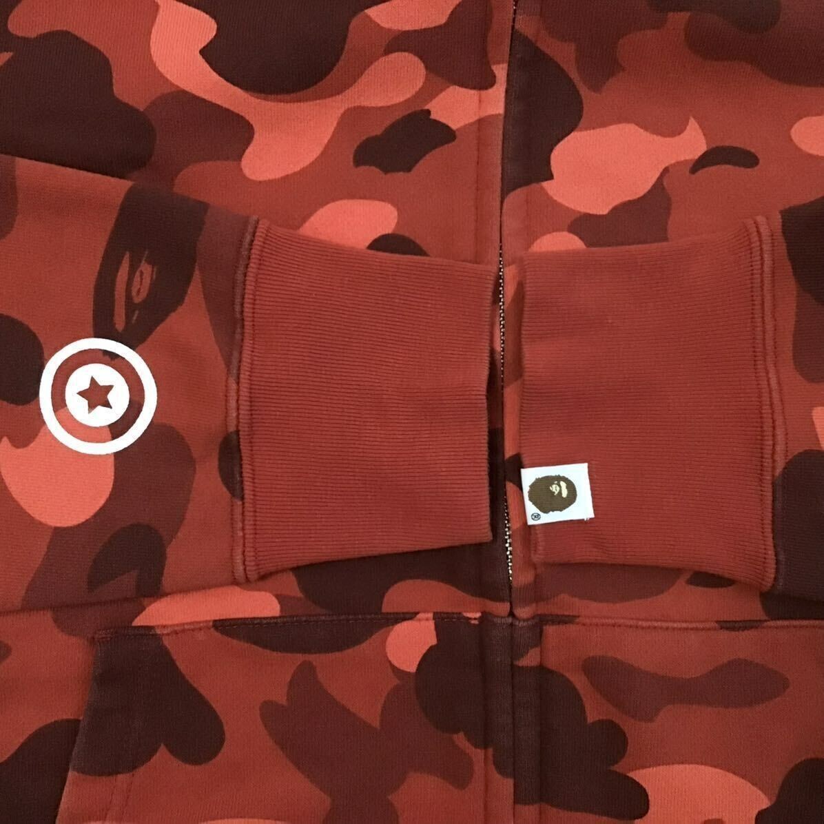 即完 BAPE COLOR CAMO SHARK HOODIE RED L Buy BAPE Color Camo Shark Full Zip Hoodie 'Red' - 1H70 115