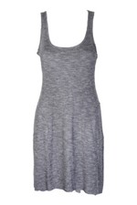 Rachel Rachel Roy Heather Gray Ribbed High-Low Dress  S