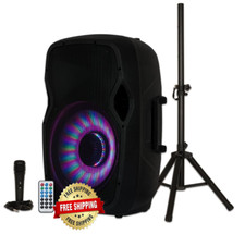 Bocinas Bluetooth Grandes Para Fiestas Con Microfono Para Karaoke De 15 Pulgadas