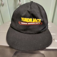 Vintage Yukon Jack Premium Canadian Shots USA Made Snapback Hat Cap
