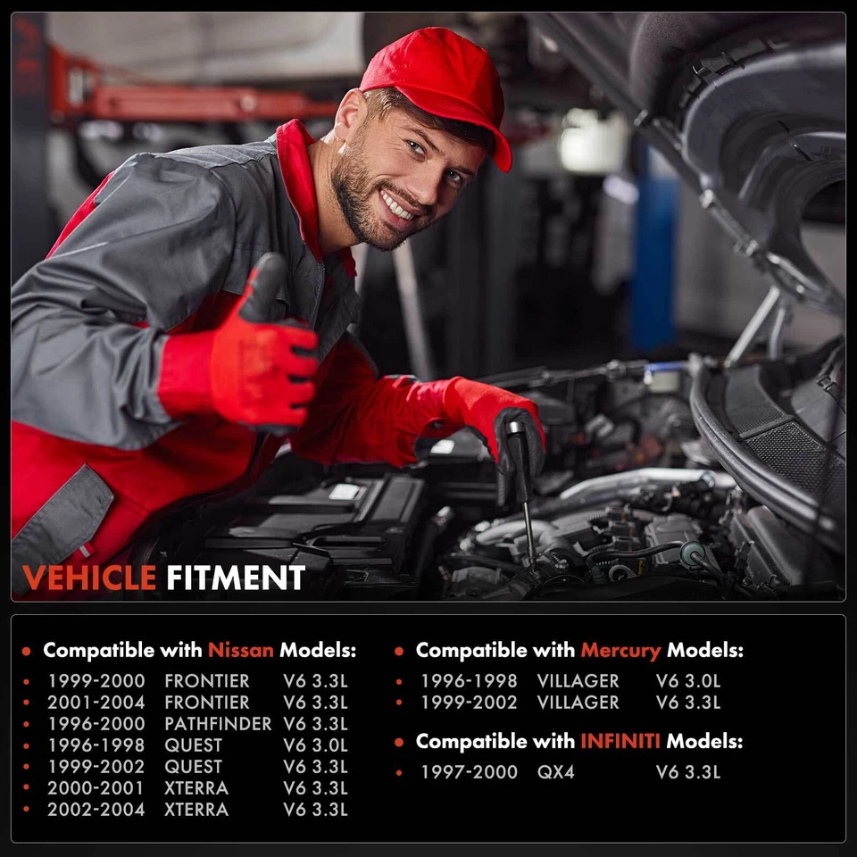 Inyectores de combustible 6 piezas para Nissan Frontier Pathfinder Xterra Infiniti QX4 1997-2000 Foto 2 de 4