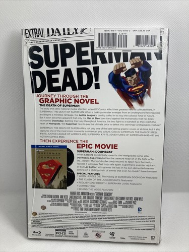 Death of Superman Book & DVD Set, Roger Stern,Louise Simonson,Jerry Ordway,Jurge - Imagen 2 de 7