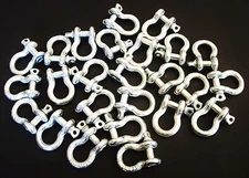 25 GOLIATH INDUSTRIAL 5/16 BOW SHACKLE ANCHOR CLEVIS SCREW PIN 1500LB BS516 G209