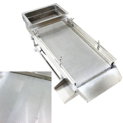 Electric Vibrating Sifter with 1mm Screen Straight Vibrating Sieve Shaker 110V