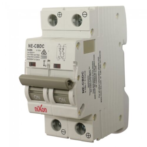 20AMP - 2 Pole 10ka MCB - DC - Circuit Breaker Free Shipping - Picture 1 of 2