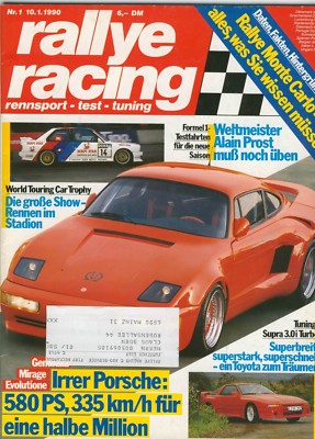 Rallye Racing 1/1990 Toyota Supra Turbo Vector W2 Acura NSX Audi Quattro 20V