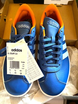Blaue ADIDAS Sneaker Gr. 5 1/2 -  38 2/3  - VL COURT 2.0 Skateboard NEU