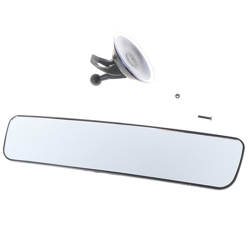 Panoramic Rear View Mirror Universal with Suction Installation Car InteriorS&I4 - Picture 9 of 11