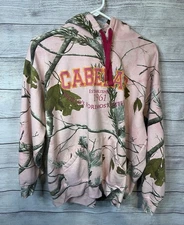 Pink Camo Hoodie Cabela's Women's Varsity Hooded Pink Realtree XL