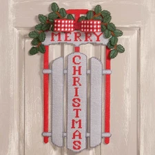 Herrschners® Christmas Sled Wall Hanging Plastic Canvas Kit