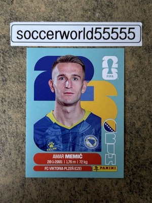 PANINI FIFA WORLD CUP 2026 - Sticker Nr. BIH 16 - AMAR MEMIC