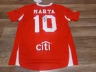 New NWT Puma 2011 Western New York Flash Marta #10 Signed Soccer Jersey Youth XL
