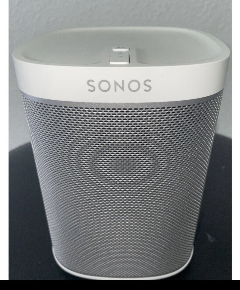 Altavoz inalámbrico compacto Sonos PLAY 1, transmisión Wi-Fi blanco-como nuevo Foto 4 de 4
