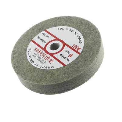 6''x 1''Nylon Fiber Buffing Wheel,5/8 Inch Arbor Hole Aluminum Buffing Wheels 180