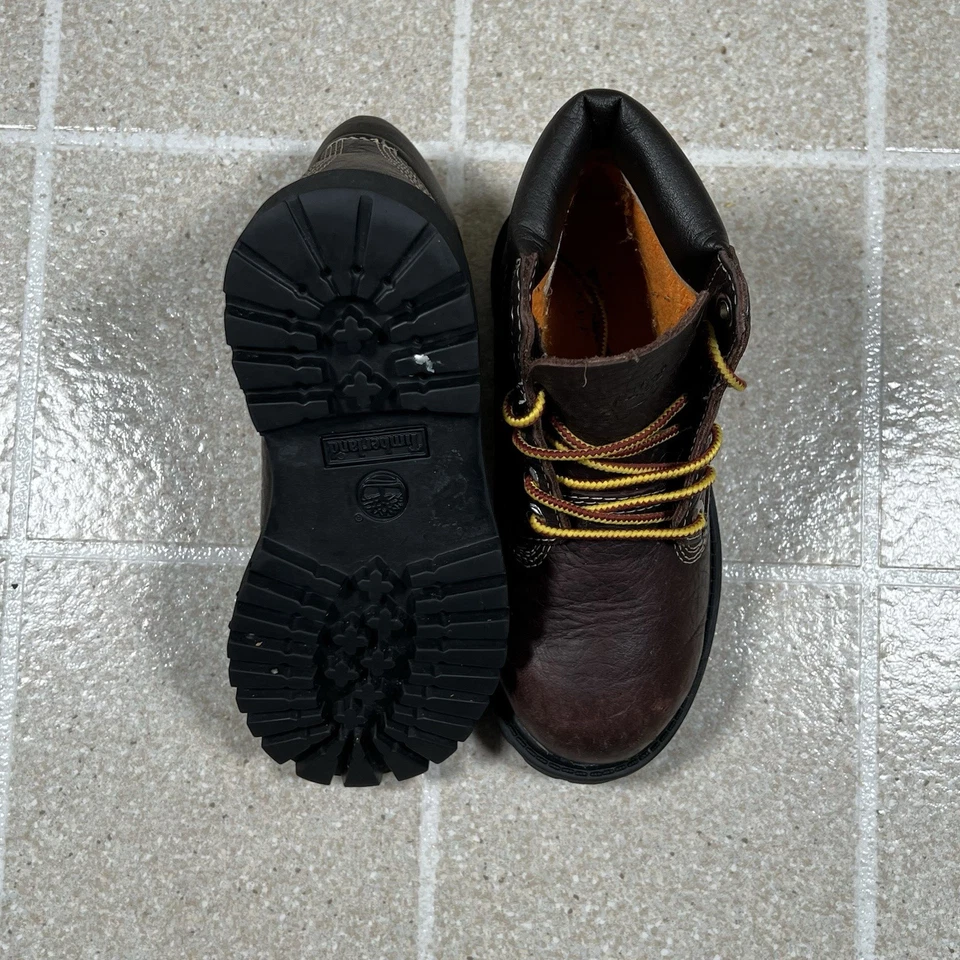 Timberland Premium 6 Pulgadas Niño Pequeño Talla 11c Hazel Clásico Impermeable Botas de Cuero Foto 4 de 4