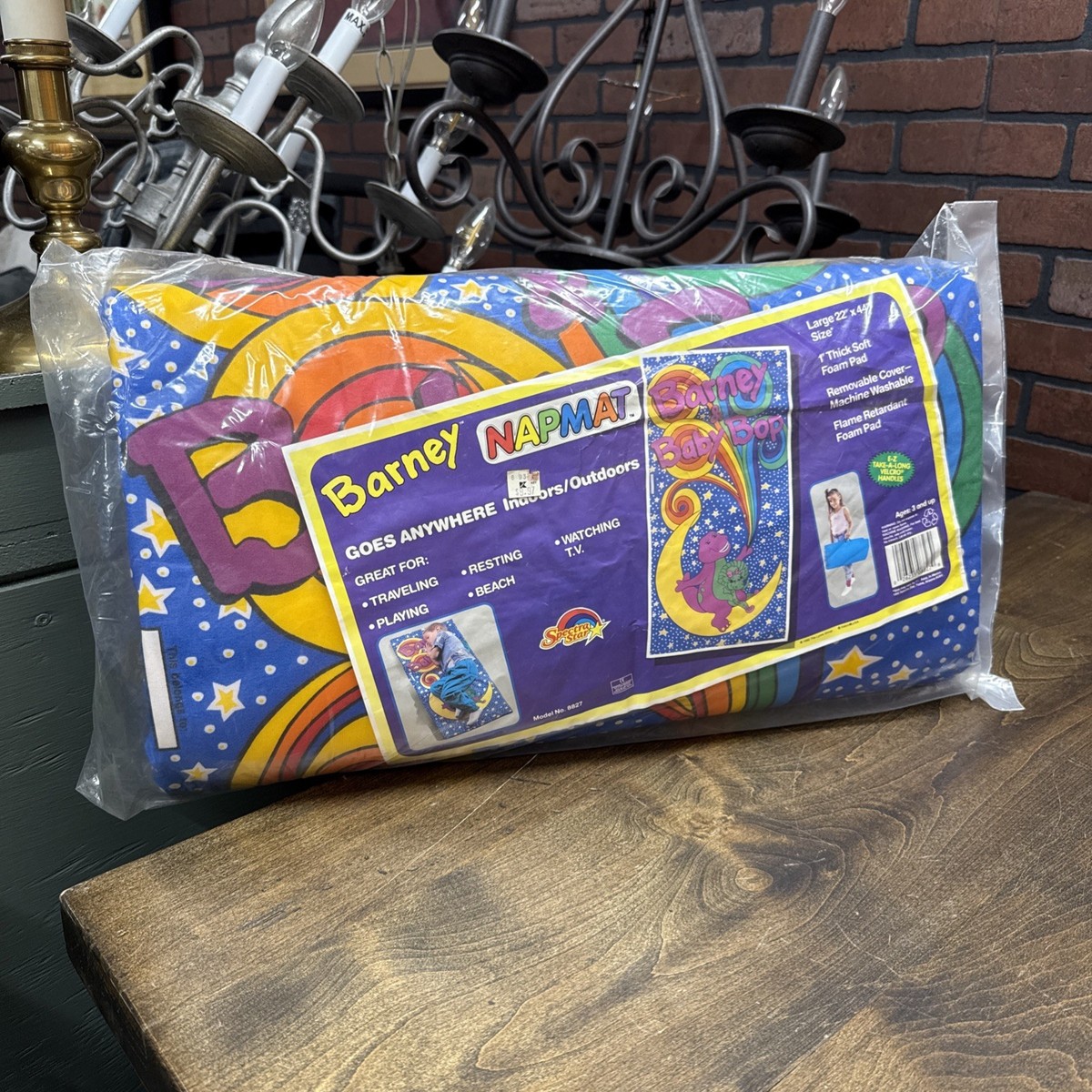 Vintage Barney and Baby Bop Kids Toddlers Sleeping Nap Mat