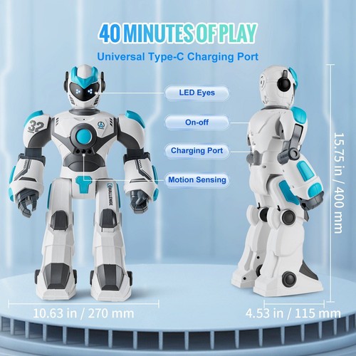 RC Robot Toy Talking Dancing Gesture and Voice Remote Control Programmable - Picture 6 of 6