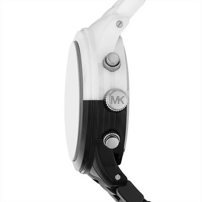 Michael Kors Runway MK7330 Ceramic Watch White/Black